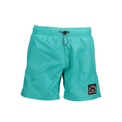 Karl Lagerfeld Verde Polyester Men Swim Boxer
