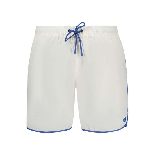 Norway 1963 Bianco Poliammide Men's Swim Boxer