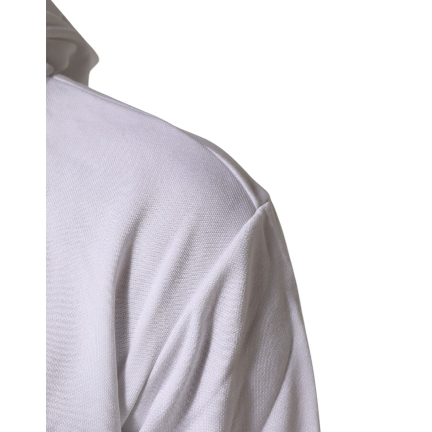 Dolce & Gabbana White Sacred Heart Hooded Sweatshirt Sweater