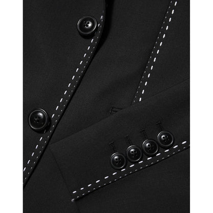 Dolce & Gabbana Black SICILIA 2 Buttons Suit Jacket Blazer