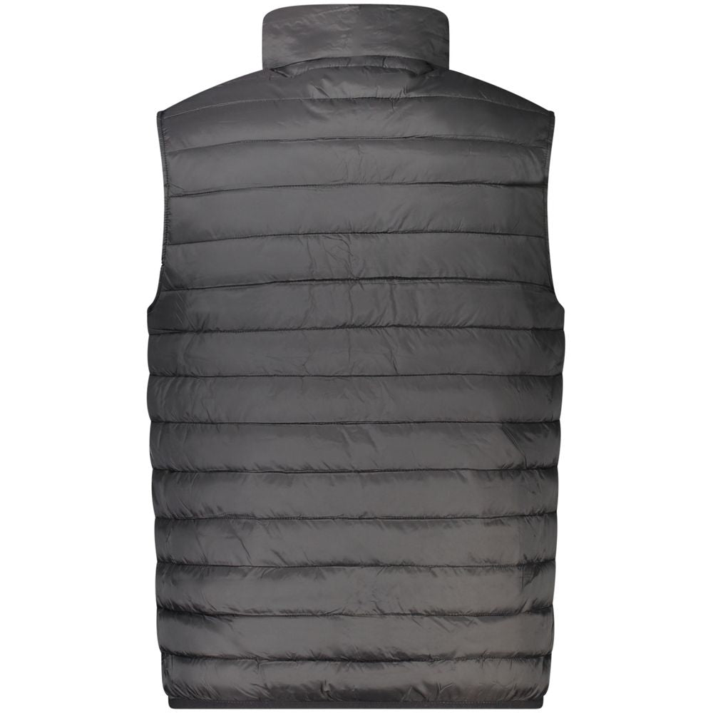 Cavalli Class Nero Polyester Men Jacket