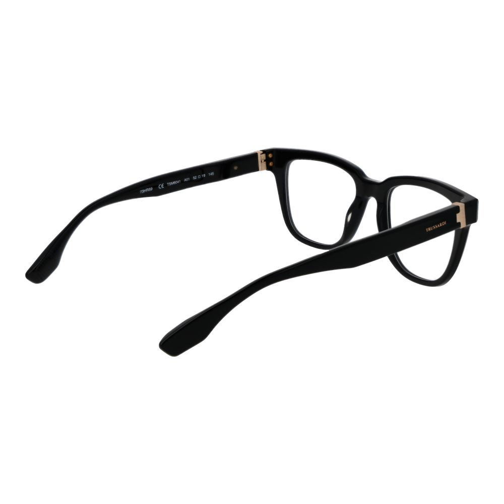 Trussardi Black Acetate Glasses (Frames) 1728,67345776800,Accessories,Black,Glasses (Frames) - Glasses and Sunglasses - Accessories,Glasses and Sunglasses - Accessories,Men,New with tags,Trussardi