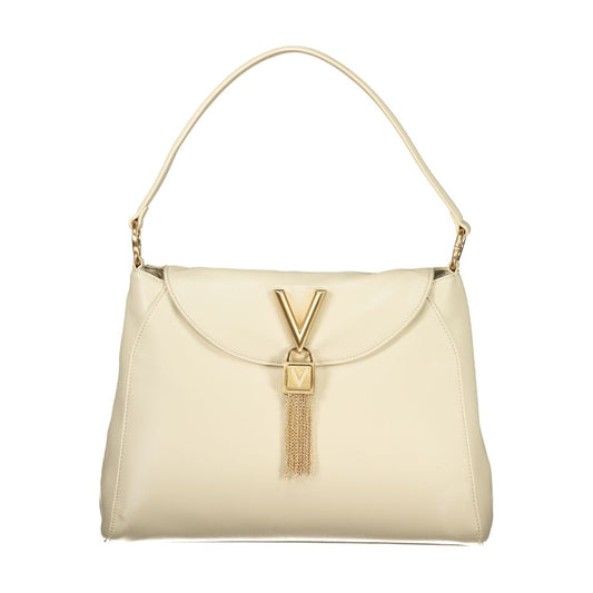 Mario Valentino Beige Polyurethane Women Shoulder Bag 1728,67403481248,Bags,Beige,Handbags - Bags,Mario Valentino,New with tags,Women