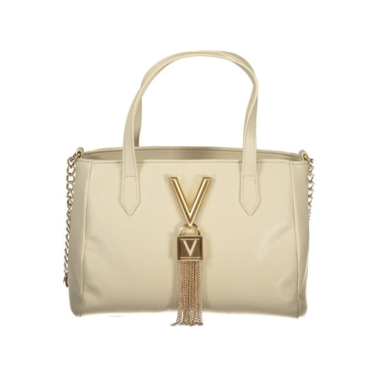 Mario Valentino Beige Polyurethane Women Handbag 1728,67403481248,Bags,Beige,Handbags - Bags,Mario Valentino,New with tags,Women