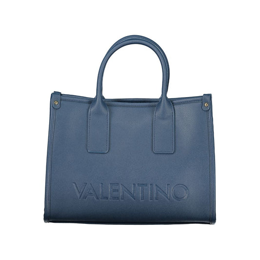Mario Valentino Blu Polyurethane Women Handbag 1728,67403481248,Bags,Blue,Handbags - Bags,Mario Valentino,New with tags,Women