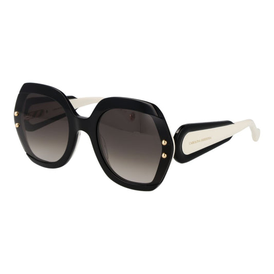 Carolina Herrera Black Acetate Sunglasses