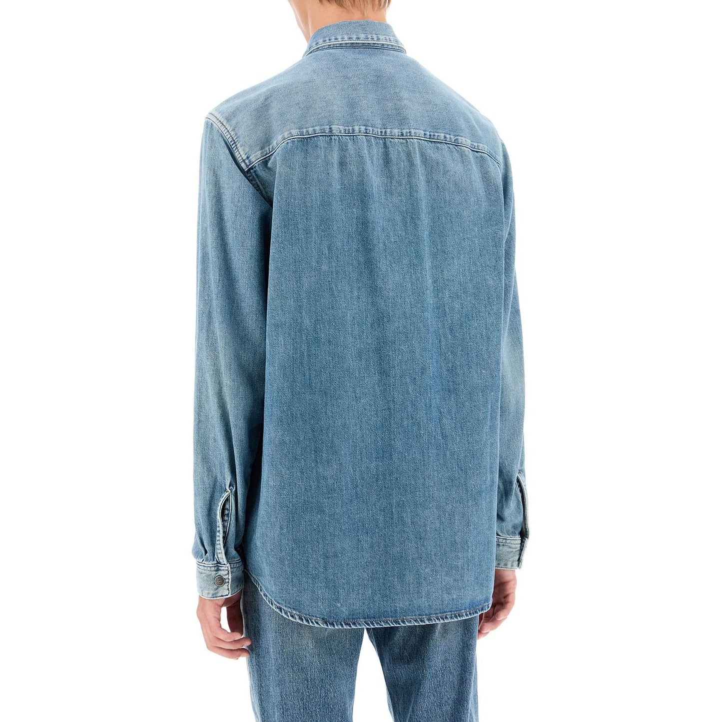 Diesel denim d-simply Shirts Diesel Slate Gray