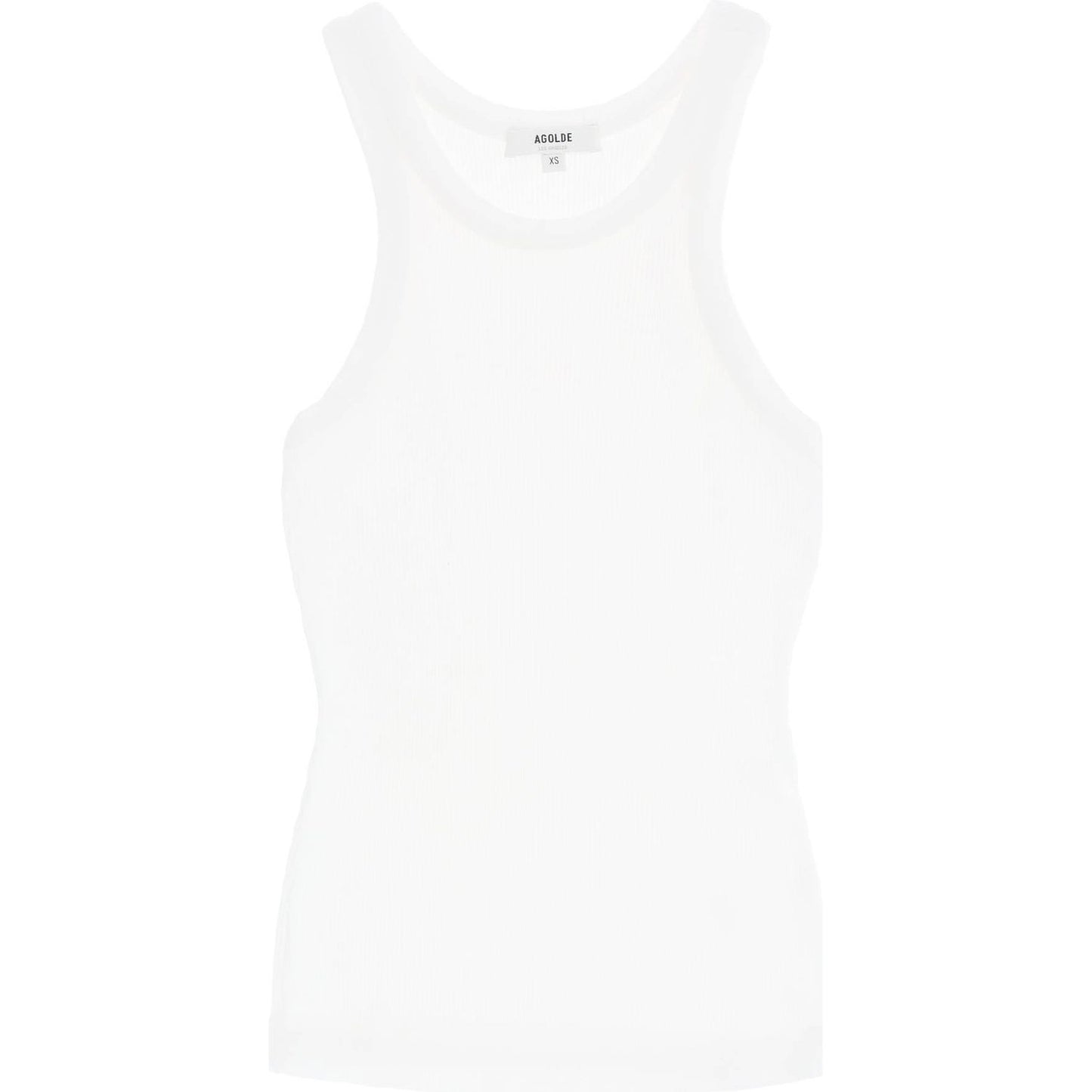 Agolde "ribbed sleeveless top b Topwear Agolde