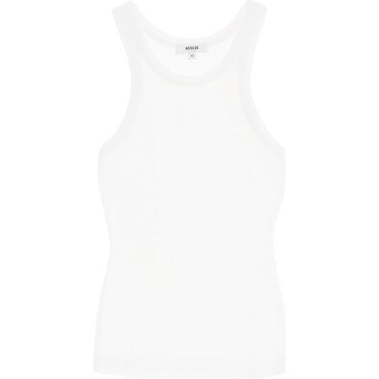 Agolde "ribbed sleeveless top b Topwear Agolde