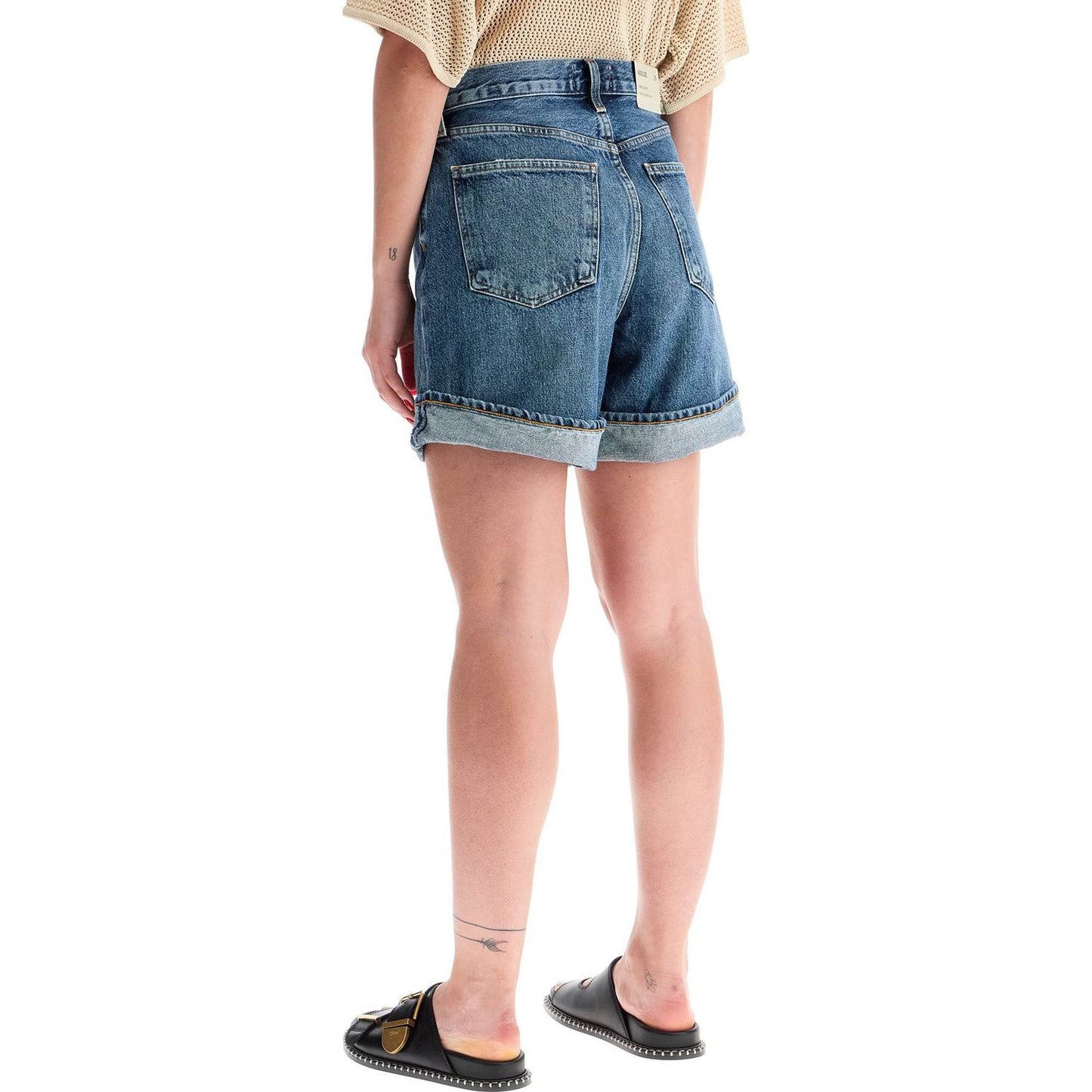 Agolde women's denim shorts for Short trousers Agolde