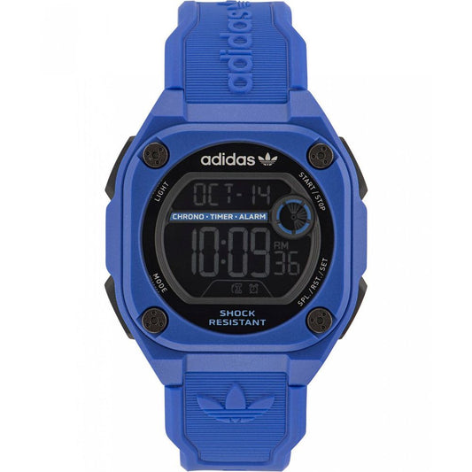 Adidas Blue Synthetic Digital Watch Adidas
