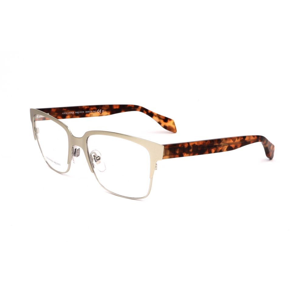 Alexander McQueen Bicolor Metal Glasses (Frames) Alexander McQueen