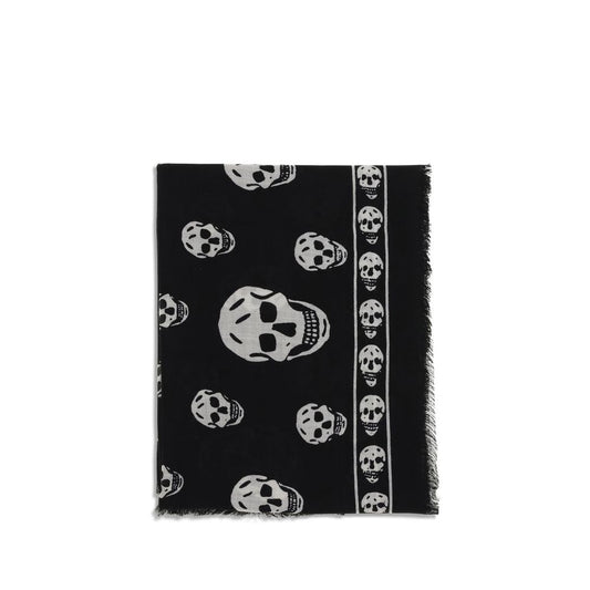 Alexander McQueen Black Modal Scarf