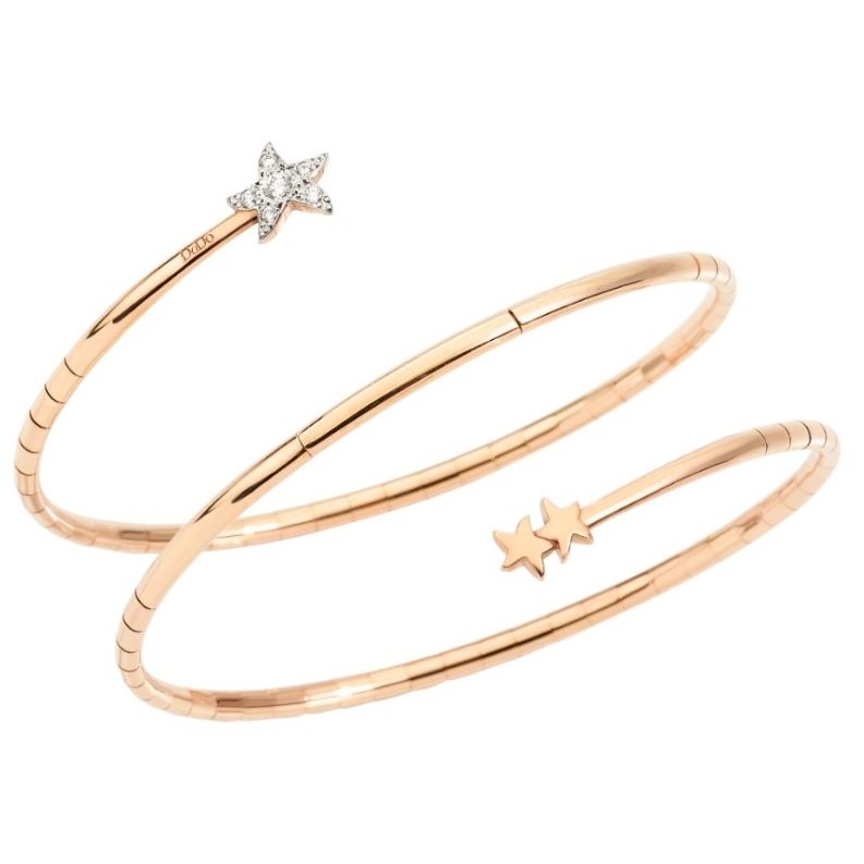 BRACCIALI DODO MOD. DBC1007STAR3DB09RS DESIGNER FASHION JEWELLERY