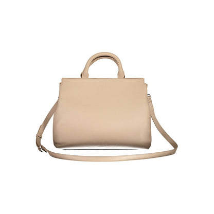 BYBLOS Beige Polyurethane Women Handbag