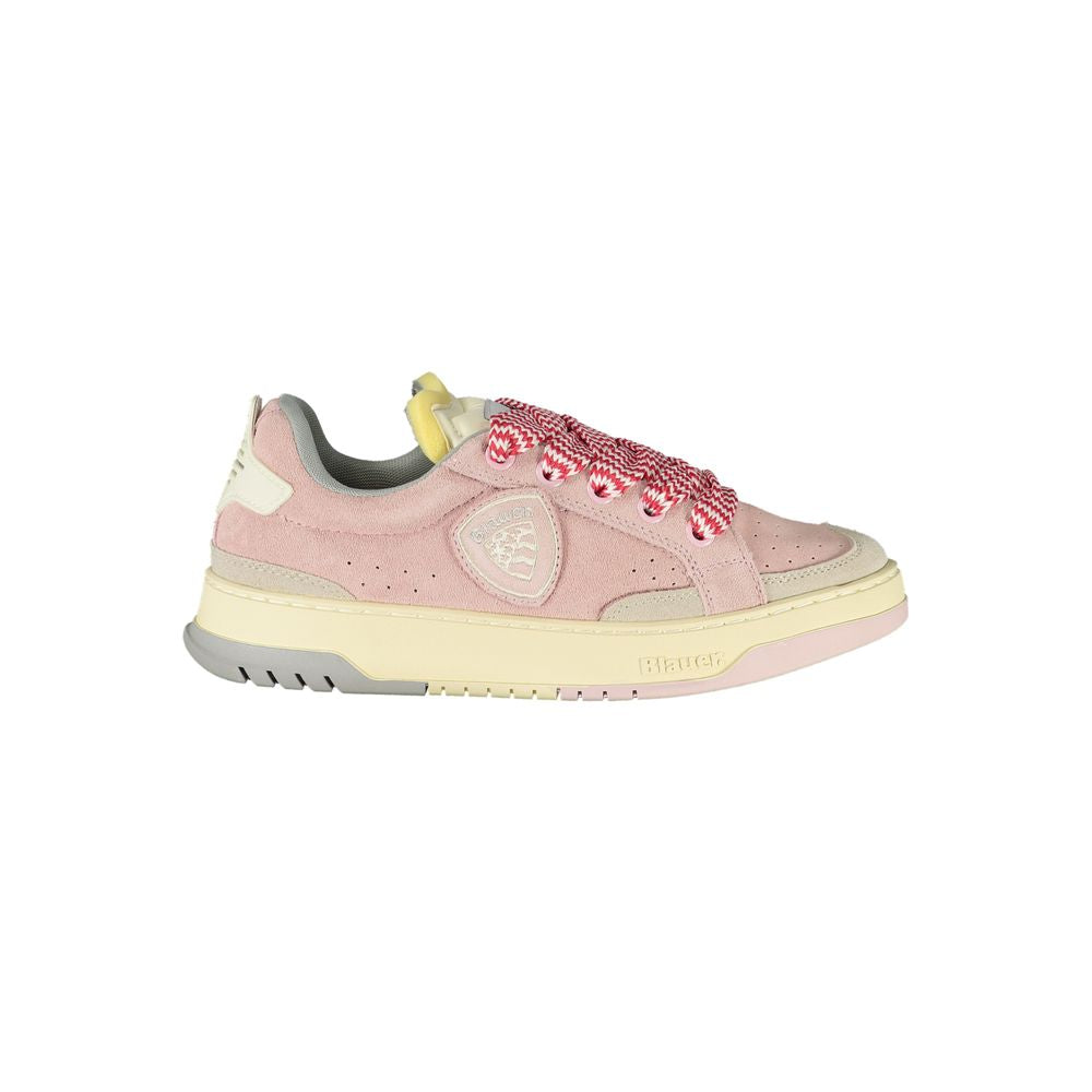 Blauer Rosa Polyurethane Women Sneaker 1728,67403481248,Athletic - Sneakers - Shoes,Blauer,EU38/US8,EU39/US9,EU40/US10,EU41/US11,EU42/US12,New with tags,Pink,Shoes,Sneakers - Shoes,Women