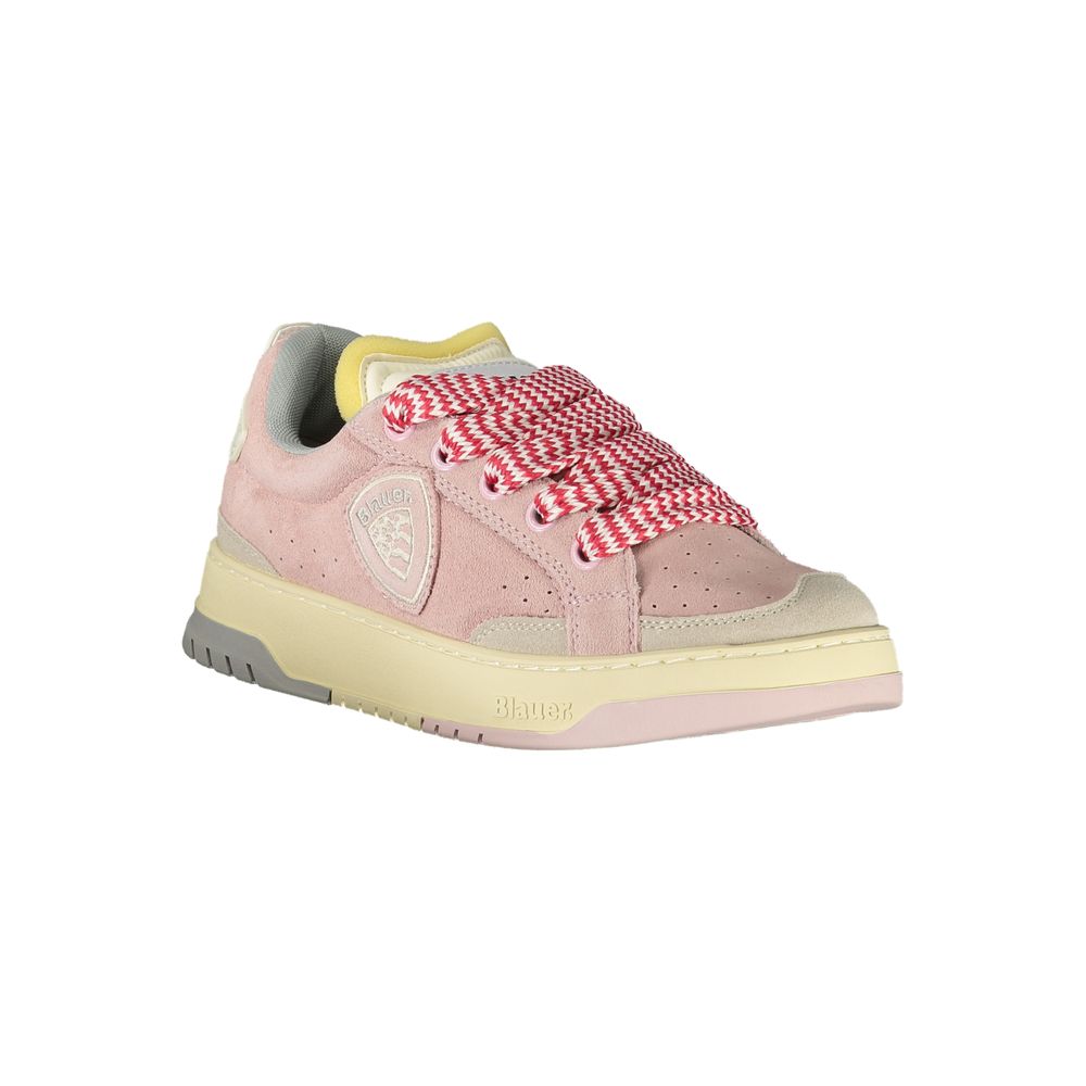Blauer Rosa Polyurethane Women Sneaker 1728,67403481248,Athletic - Sneakers - Shoes,Blauer,EU38/US8,EU39/US9,EU40/US10,EU41/US11,EU42/US12,New with tags,Pink,Shoes,Sneakers - Shoes,Women