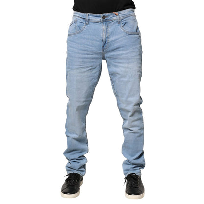 Blend Light Blue Twister Mid Waist Skinny Fit Men Denim Jeans Blend