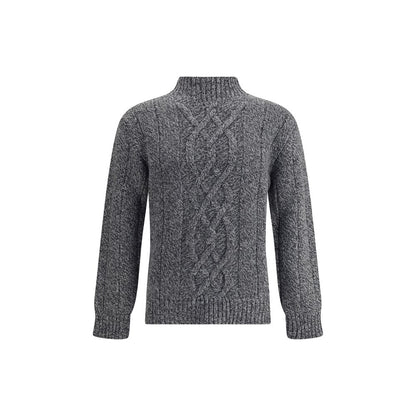 Brooksfield Gray Wool Sweatshirt