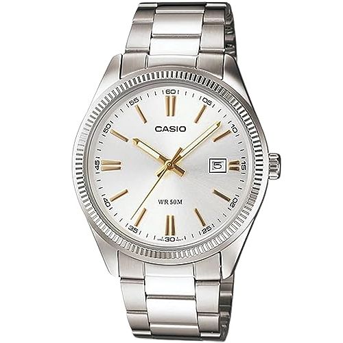 CASIO COLLECTION Mod. DATE - SILVER. GOLD INDEXES