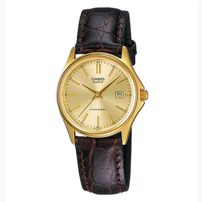 CASIO COLLECTION Mod. LADY LEATHER - GOLD