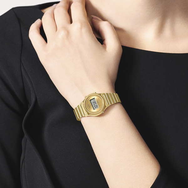 CASIO VINTAGE Mod. MINI COLLECTION SLIM ROUND - GOLD