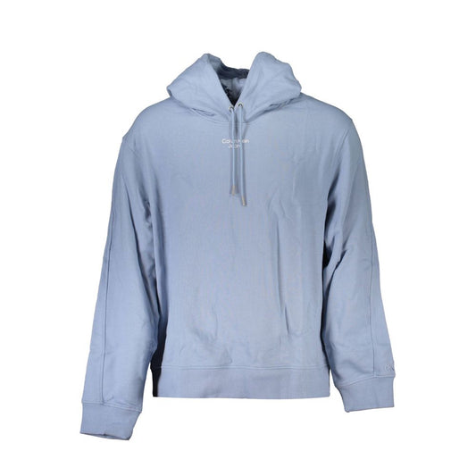 Calvin Klein Azzurro Cotton Men Sweatshirt