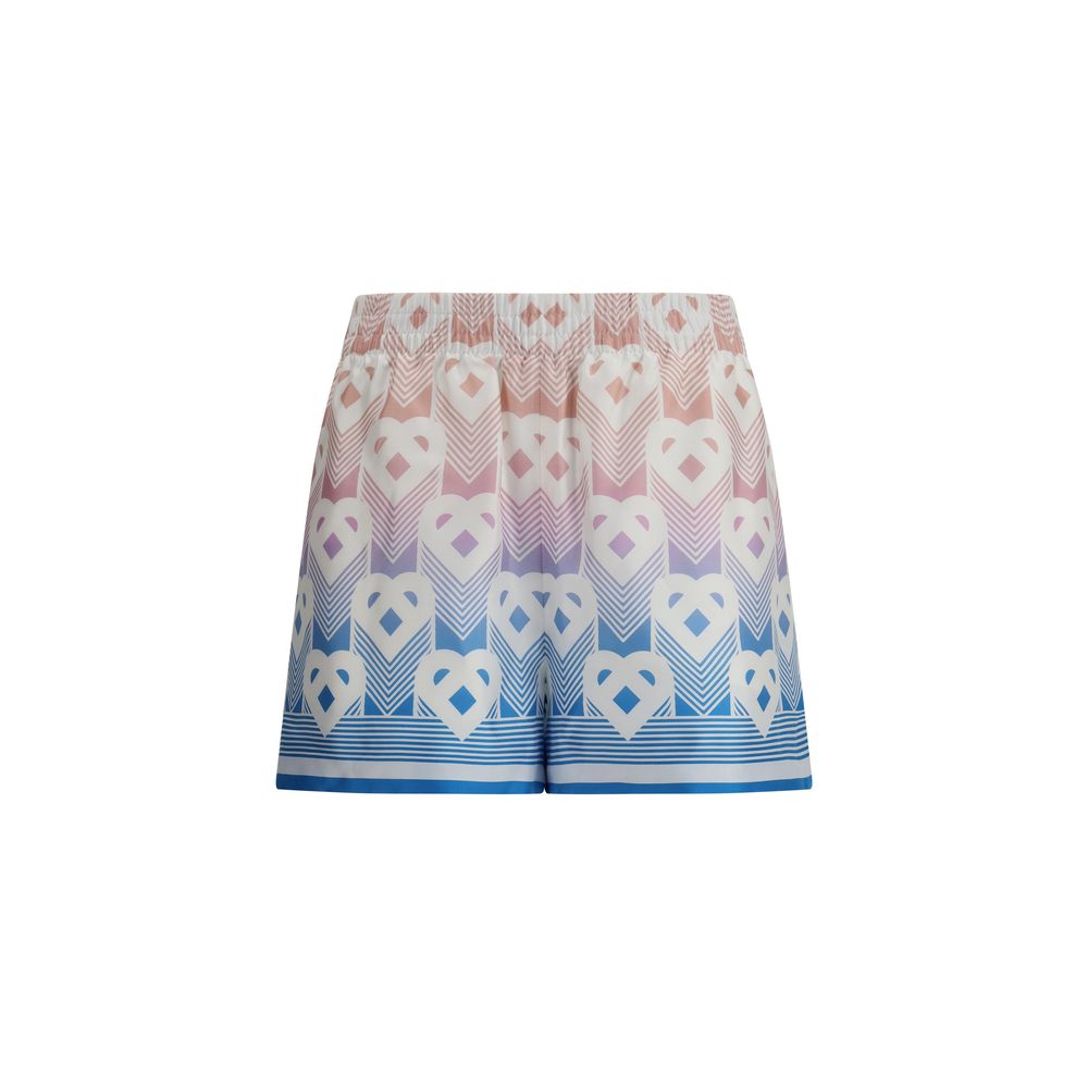 Casablanca Multicolor Silk Bermuda Shorts Casablanca