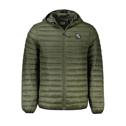 Cavalli Class Green Polyamide Men Jacket 1728,67403481248,Cavalli Class,Clothing,Full-Length Jackets - Jackets & Coats - Clothing,Green,Jackets & Coats - Clothing,M,Men,New with tags,S,XXL