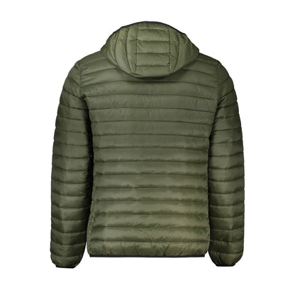 Cavalli Class Green Polyamide Men Jacket 1728,67403481248,Cavalli Class,Clothing,Full-Length Jackets - Jackets & Coats - Clothing,Green,Jackets & Coats - Clothing,M,Men,New with tags,S,XXL