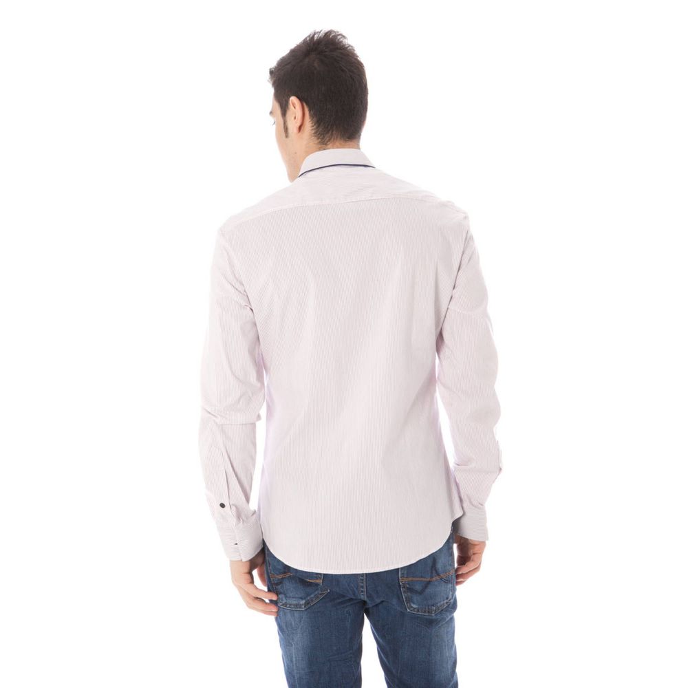 Costume National Rosa Cotton Men Shirt