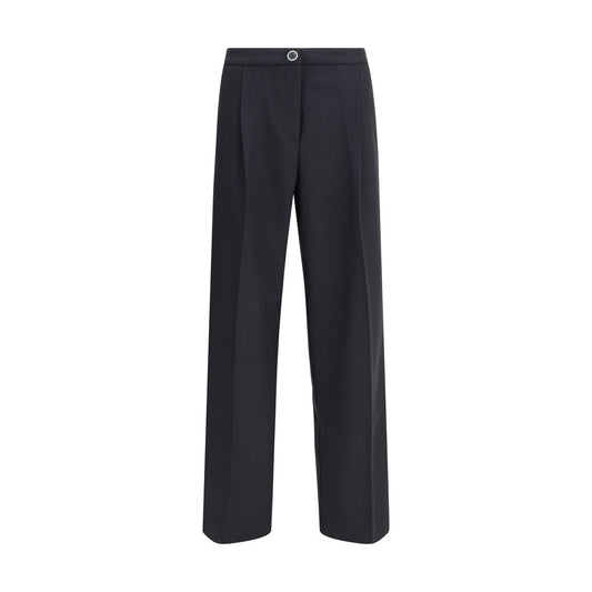 Cruna Black Polyester Casual Pants