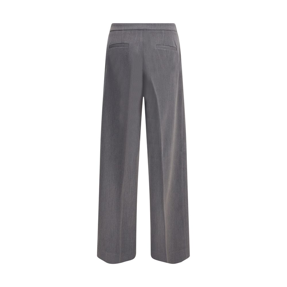 Cruna Gray Polyester Casual Pants