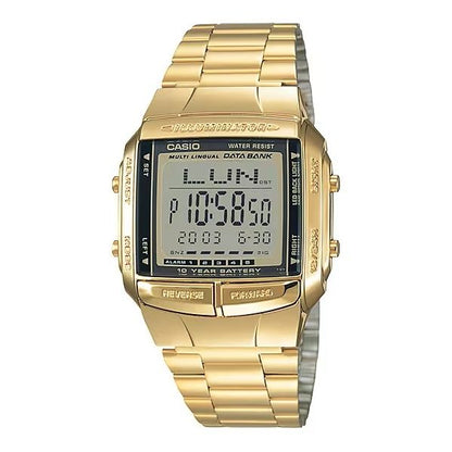 CASIO VINTAGE Mod. DATA BANK - ILLUMINATOR, TELEMEMO, 10 YEAR BATTERY - GOLD