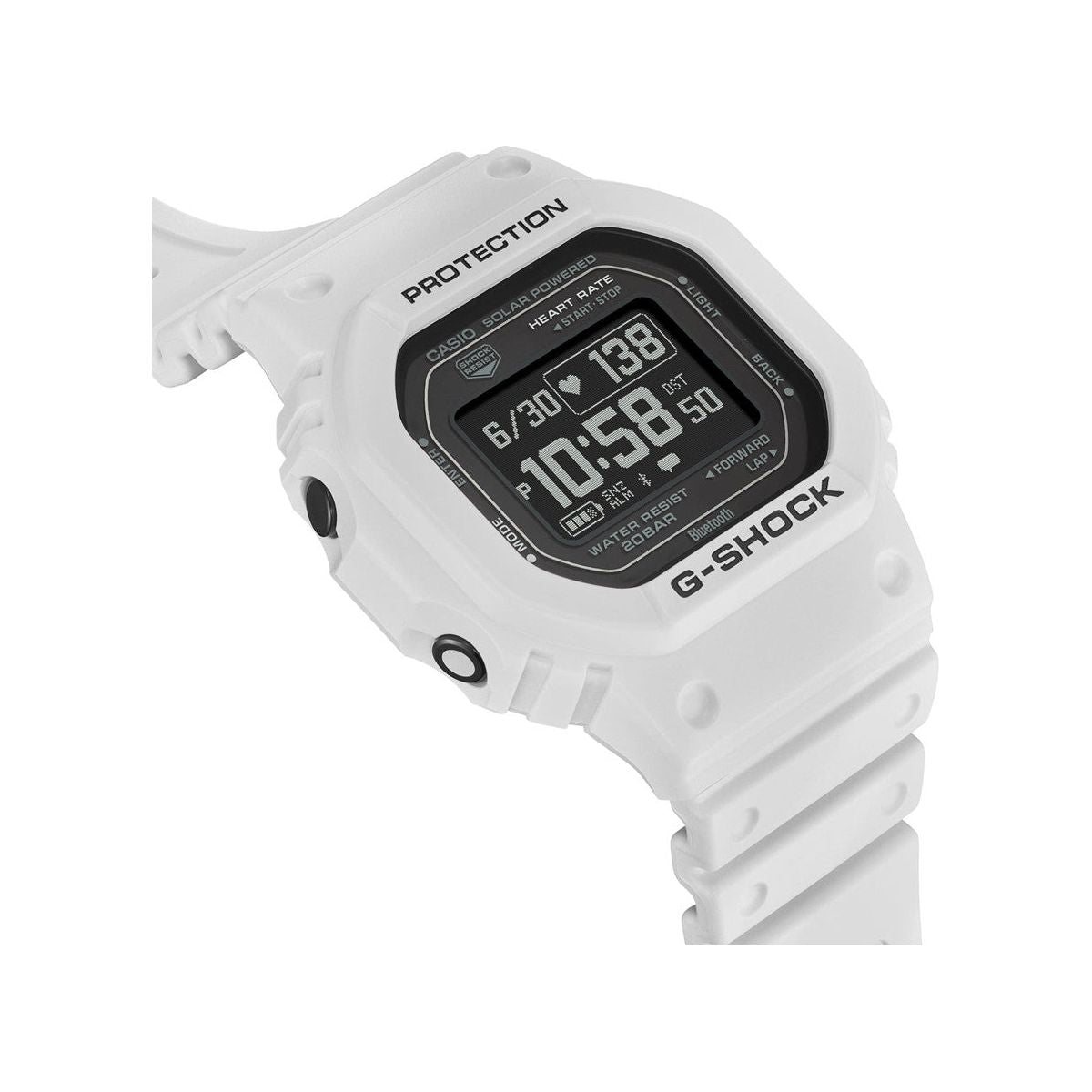 CASIO G-SHOCK Mod. G-SQUAD THE ORIGIN White - HEART RATE SERIE WATCHES CASIO COLLECTION & VINTAGE