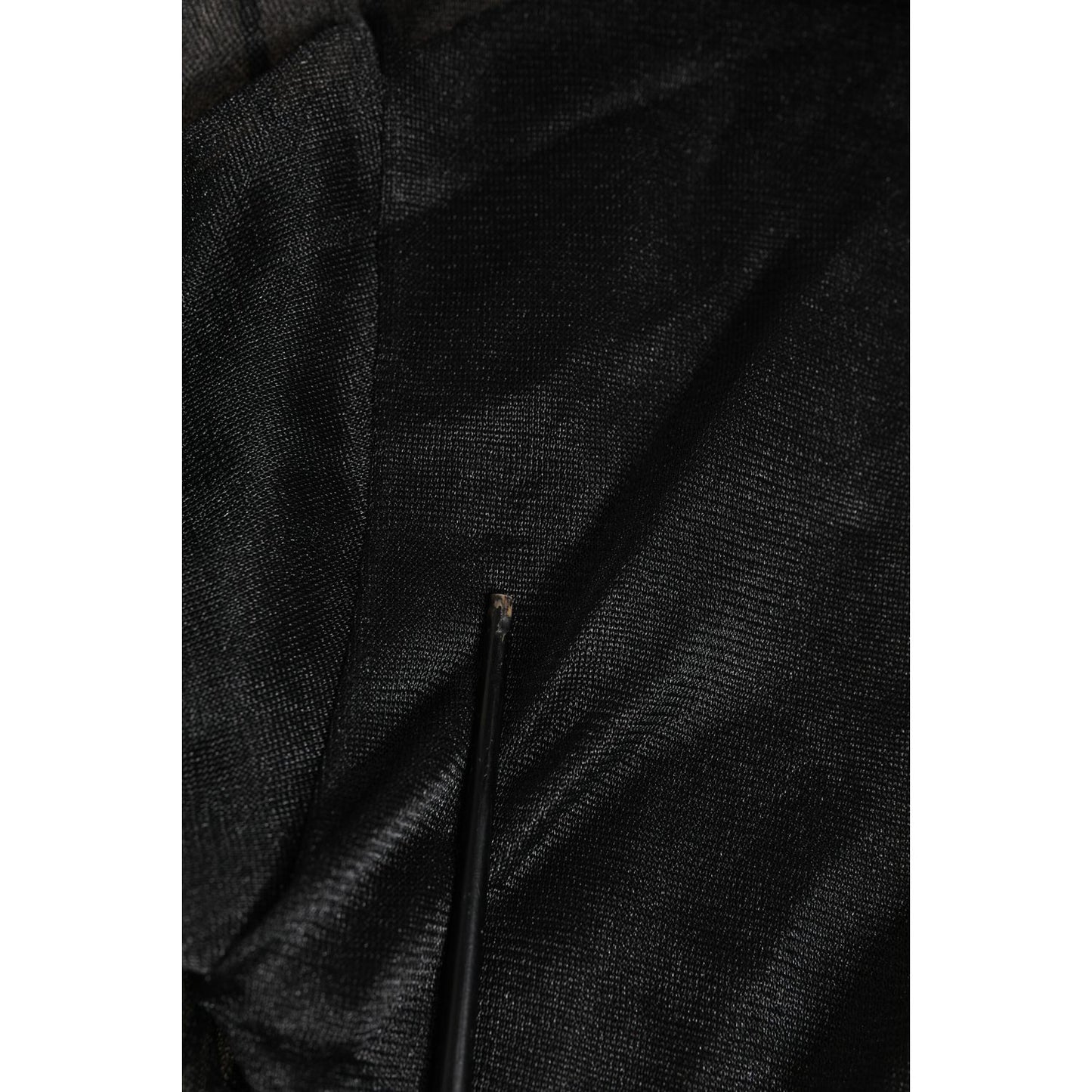 Dolce & Gabbana Black Logo Polyester CrewNeck Sweatshirt Sweater