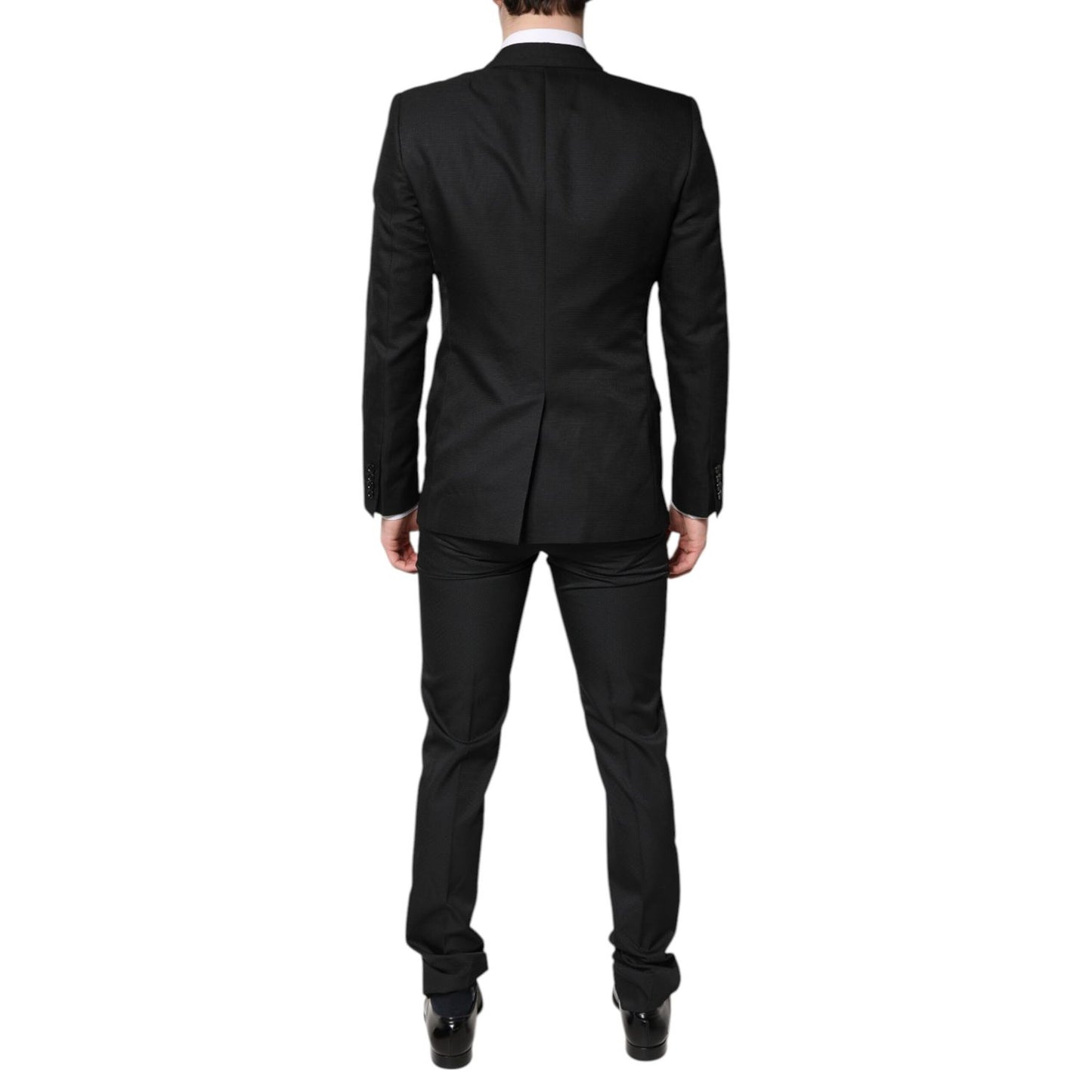Dolce & Gabbana Black Single Breasted Formal 2 Piece Suit