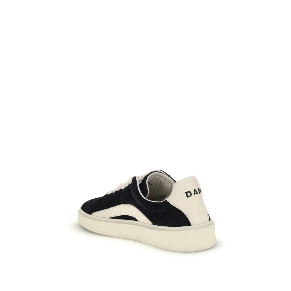 Dsquared² Black Calf Leather Bos Taurus Low Top Sneakers Dsquared²