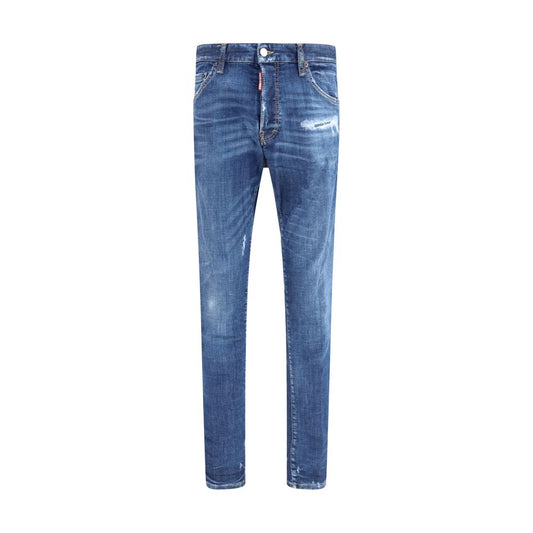 Dsquared² Blue Cotton Skinny Jeans