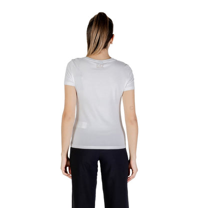 EA7 Emporio Armani White Cotton T-Shirt