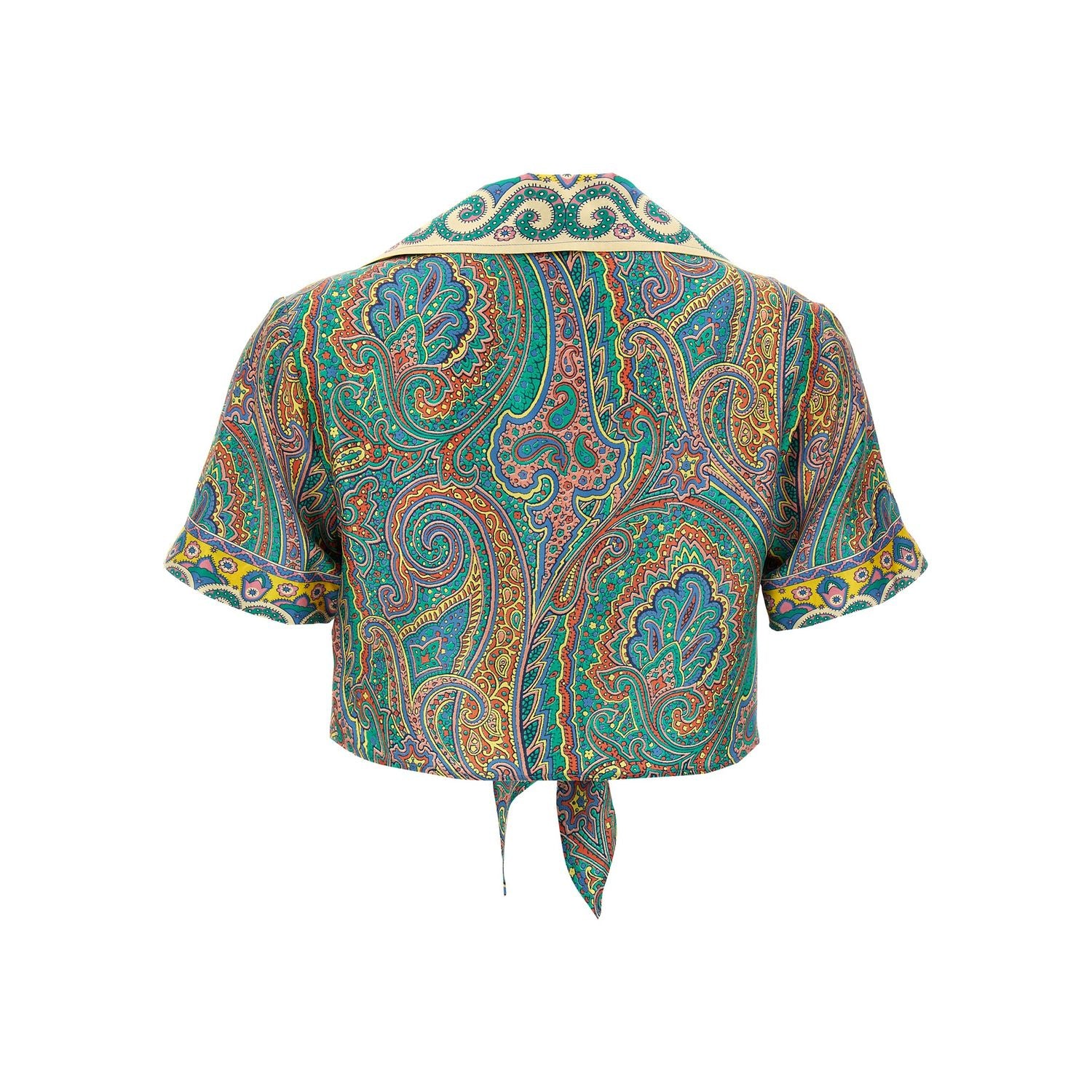 Etro Multicolor Silk Pattern Shirt