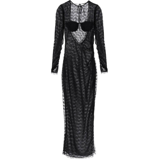 Alessandra Rich long lace gown Dresses Alessandra Rich