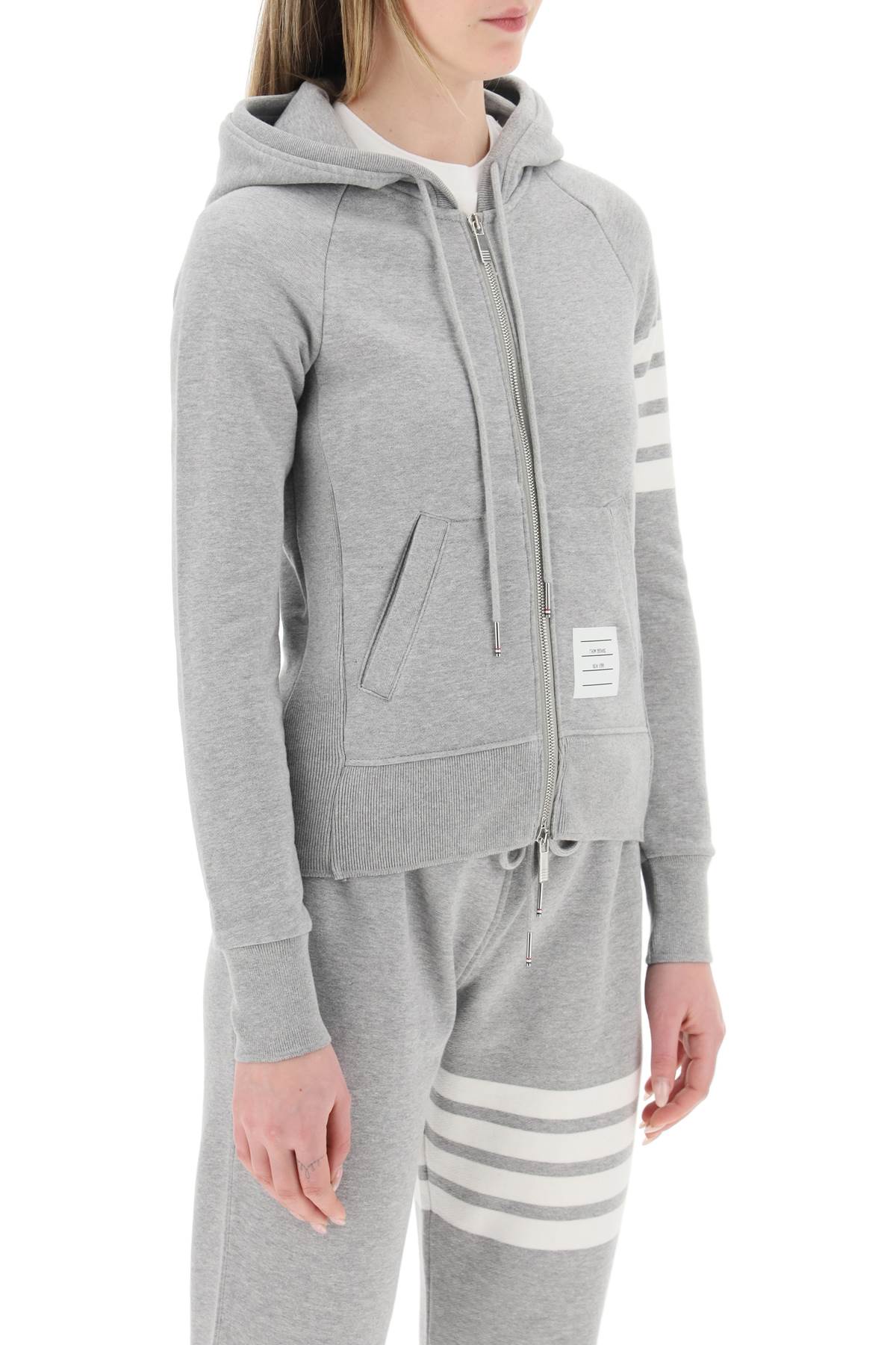 Thom Browne 4-bar full zip sweatshirt Topwear Thom Browne