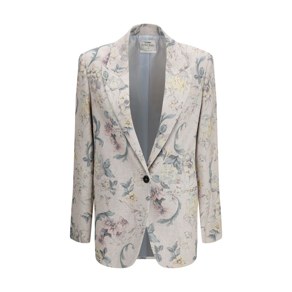 Forte_Forte Multicolor Viscose Full-Length Jacket