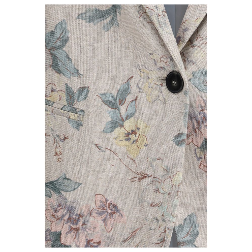 Forte_Forte Multicolor Viscose Full-Length Jacket