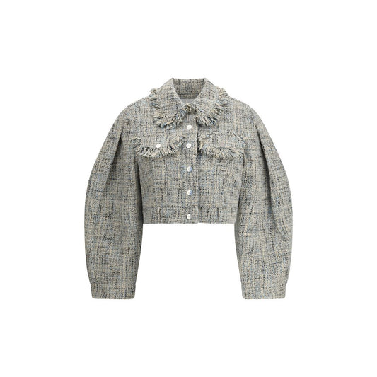 Ganni Multicolor Cotton Coat Ganni