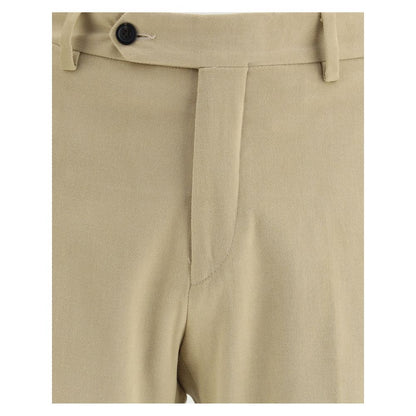 Germano Beige Cotton Chino Pants Germano