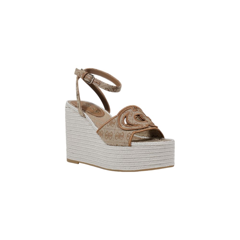 Guess Beige Polyester High Heel Pumps