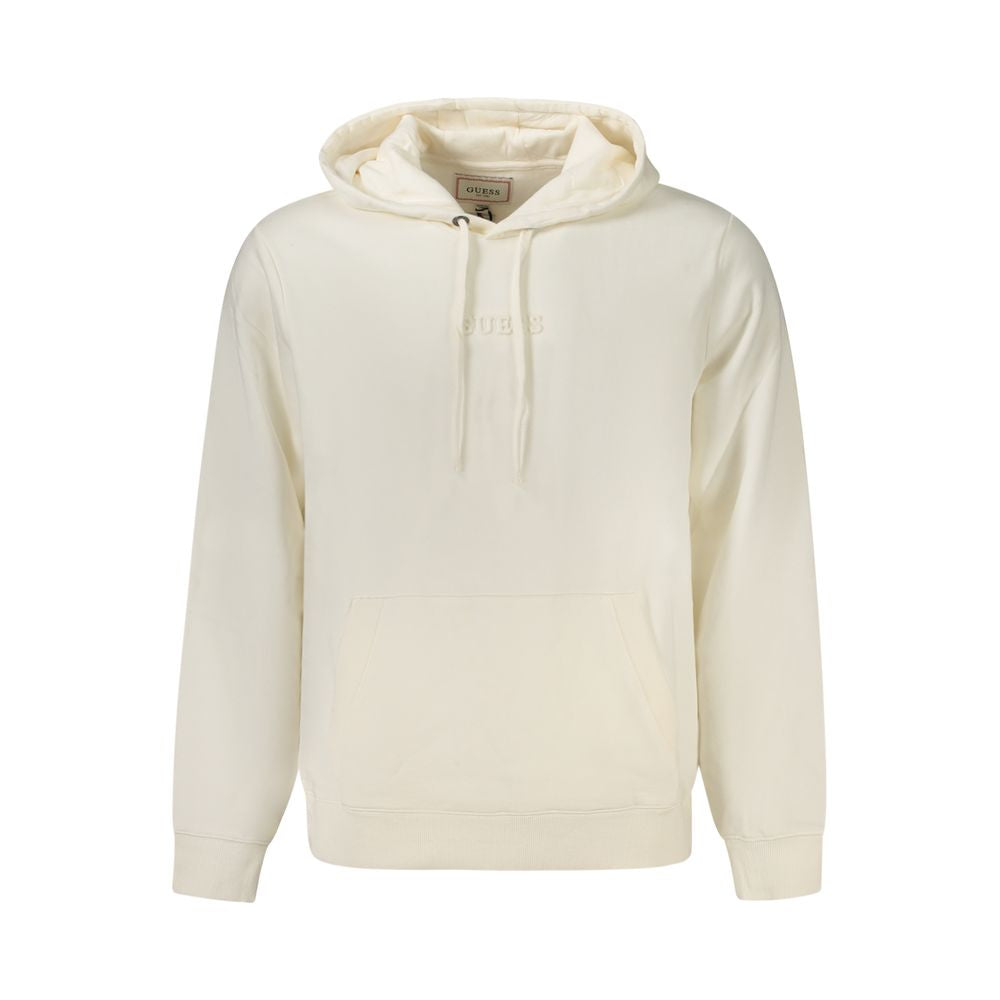 Guess Jeans Bianco Cotton Men's Hoodie