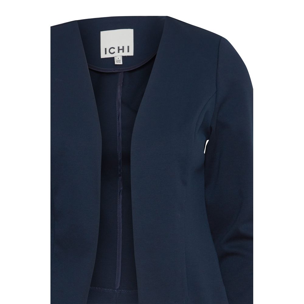ICHI Blue Polyester Blazer ICHI